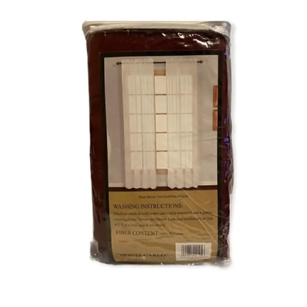 United Monte Carlo Voile Window Curtain Panel